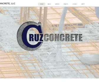 Cruz-Concrete.com(Cruzcon) Screenshot