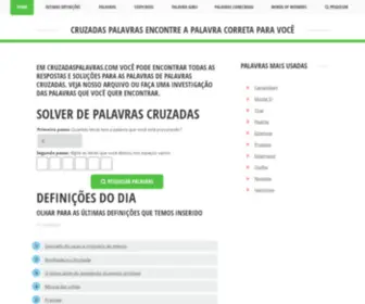 Cruzadaspalavras.com(Soluções) Screenshot