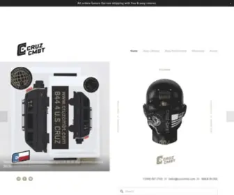 Cruzcmbt.com(CRUZ CMBT) Screenshot