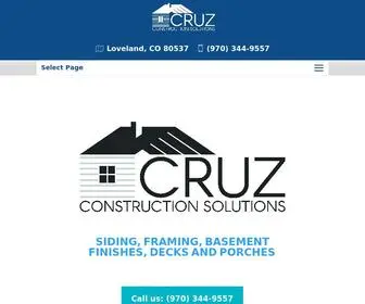 Cruzconstructionsolutions.com(Cruz Construction Solutions LLC) Screenshot