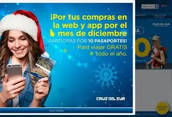Cruzdelsur.com.pe(Cruz Del Sur) Screenshot