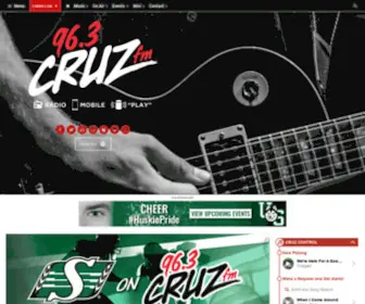 CruzFM.ca(96.3 Cruz FM...."Saskatoon's Greatest Hits"....plays Variety) Screenshot