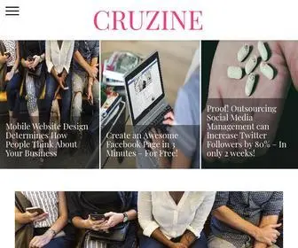 Cruzine.com(Digital Design and Technology Magazine) Screenshot