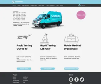 Cruzmedmo.com(Rapid Covid Test) Screenshot