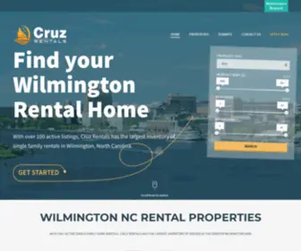 Cruzrentals.com(Find your Wilmington Rental Home) Screenshot