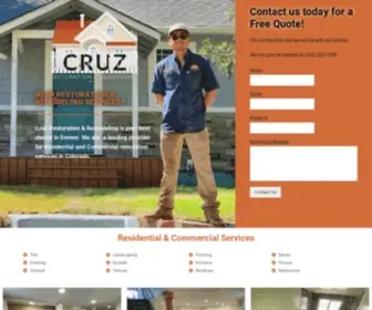 Cruzrestorationandremodeling.com(Residential & Commercial) Screenshot