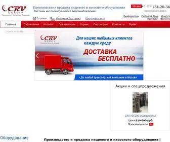 CRV-Bakery.ru(Производство и продажа пищевого и насосного оборудования) Screenshot