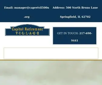 CRV500.org(Senior Living Community) Screenshot