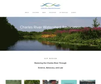 Crwa.org(Charles River Watershed Association) Screenshot