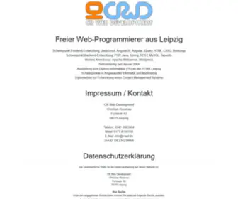 CRWD.de(CR Web Development) Screenshot