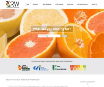 CRW.org.za(Citrus Resource Warehouse) Screenshot