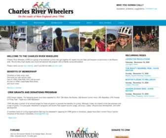 CRW.org(Charles River Wheelers) Screenshot