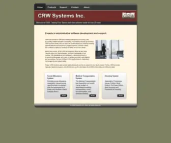 CRWSYstems.mb.ca(CRW Systems Inc) Screenshot