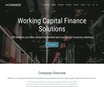 CRxmarkets.com(Working Capital Financing) Screenshot
