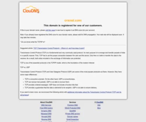 CRxnet.com(TCP/IP) Screenshot