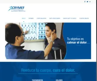 CRymef.com(Centro de rehabilitación física) Screenshot