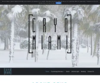 Cryo-Miami.com(Cryo Miami) Screenshot