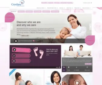 Cryo-Save.com(Europe's Leading Stem Cell Bank) Screenshot