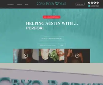 Cryobodyworks.com(Cryo Body Works) Screenshot