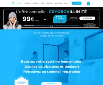 Cryobox.cool(La vraie Cryothérapie Corps Entier à Paris) Screenshot