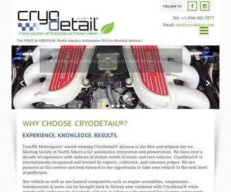 Cryodetail.com(CryoDetail®) Screenshot