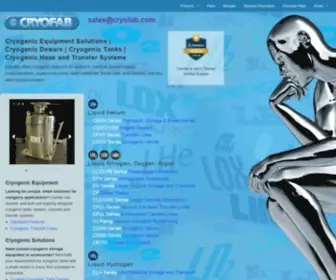 Cryofab.com(Cryofab) Screenshot