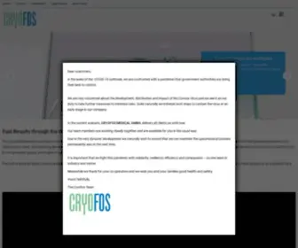 Cryofos.com(Kälte) Screenshot