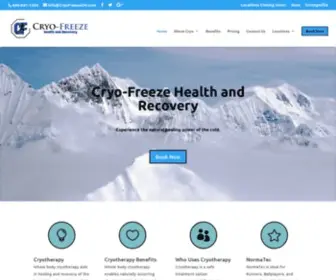 Cryofreezeoh.com(Cryo-Freeze) Screenshot