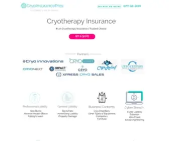 Cryoinsurancepros.com(Cryo Insurance Pros) Screenshot