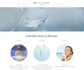 Cryomedboston.com(Cryomed Boston) Screenshot