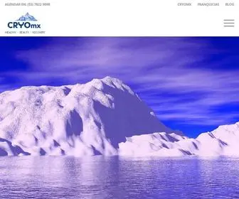 Cryomx.com(Crioterapia) Screenshot