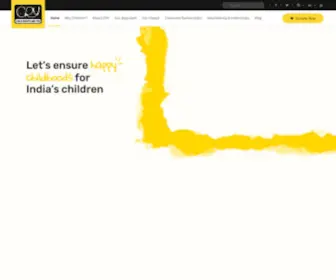 CRY.org(Child Rights and You (CRY)) Screenshot