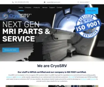 Cryosrv.com(MRI Magnet) Screenshot