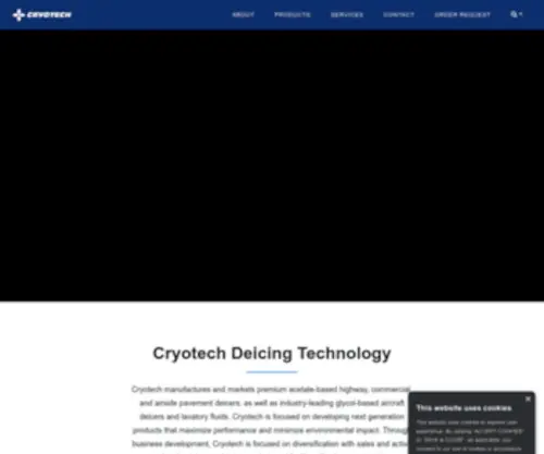 Cryotech.com(Cryotech Deicing Technology) Screenshot