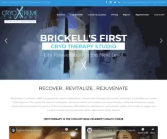 Cryoxtreme.com(Cryo Xtreme Brickell) Screenshot