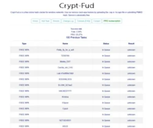 CRYPT-Fud.ru(Крипторы) Screenshot