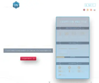 CRYPT-ON.io(Synergy of different businesses on one single platform) Screenshot