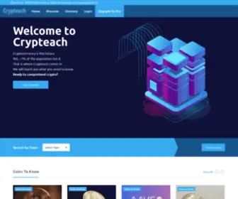 CRYpteach.io(Learn Crypto) Screenshot