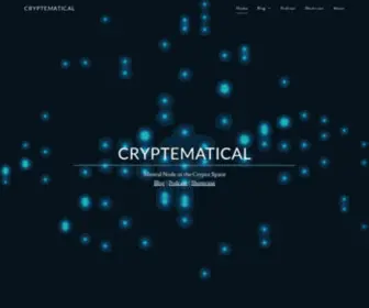 CRYptematical.com(Cryptocurrency Blog) Screenshot