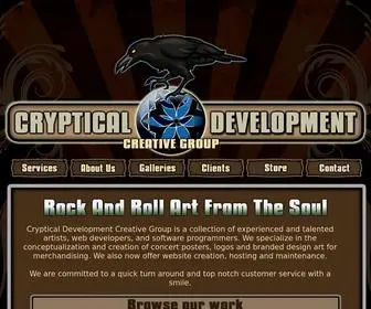 CRYpticaldevelopment.com(Cryptical Development Creative Group) Screenshot