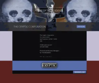 CRYpticorp.com(THE CRYPTIC CORPORATION) Screenshot