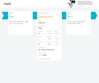 CRYptii.com(Modular conversion) Screenshot