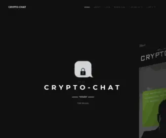 CRYpto-Chat.com(Crypto-Chat Encrypted Messaging App) Screenshot