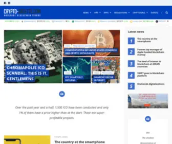 CRYpto-Gazette.com(Blockchain news in one place) Screenshot