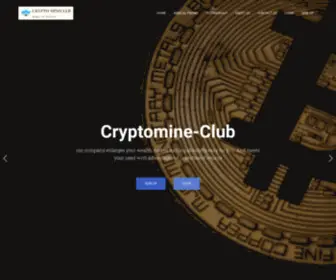 CRYpto-Mineclub.com(About us cryptomine) Screenshot