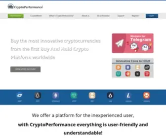 CRYpto-Performance.net(CryptoPerfomance connects all crypto) Screenshot