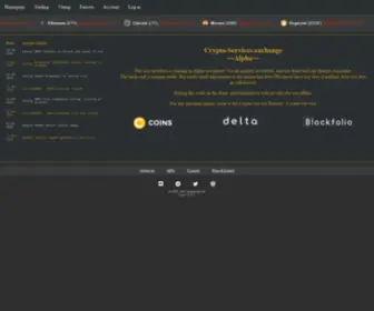 CRYpto-Services.exchange(Crypto-Services-Exchange) Screenshot