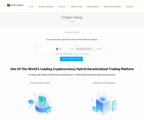 CRYpto-Swap.com(CRYpto Swap) Screenshot