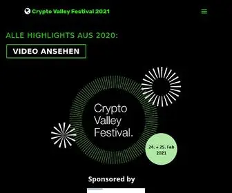 CRYpto-Valley-Festival.com(Crypto Valley Festival) Screenshot