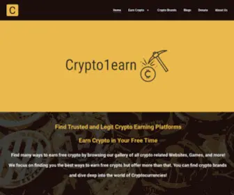 CRYpto1Earn.com(Crypto1earn) Screenshot